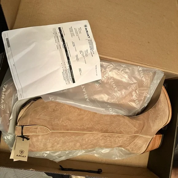 Ariat Tan Suede Boots - Picture 10 of 10